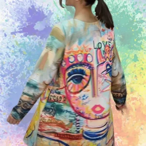 Vestido Color Garabatos