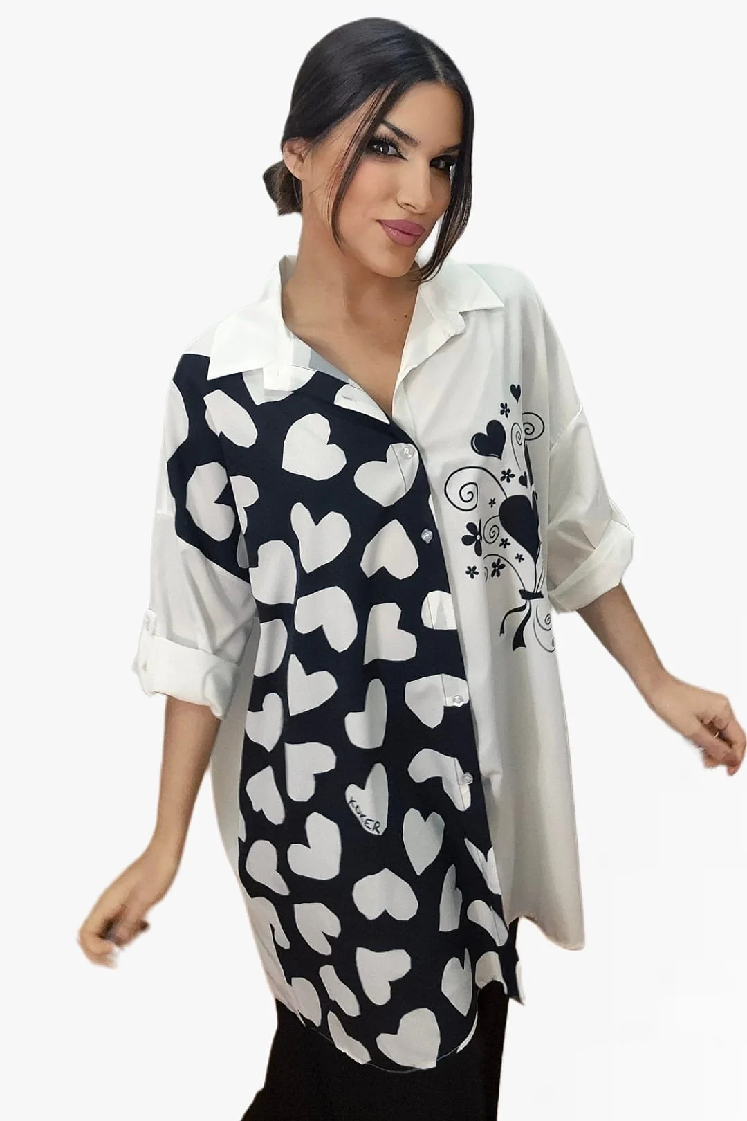 Camisa Abotonada Corazon - Imagen 4