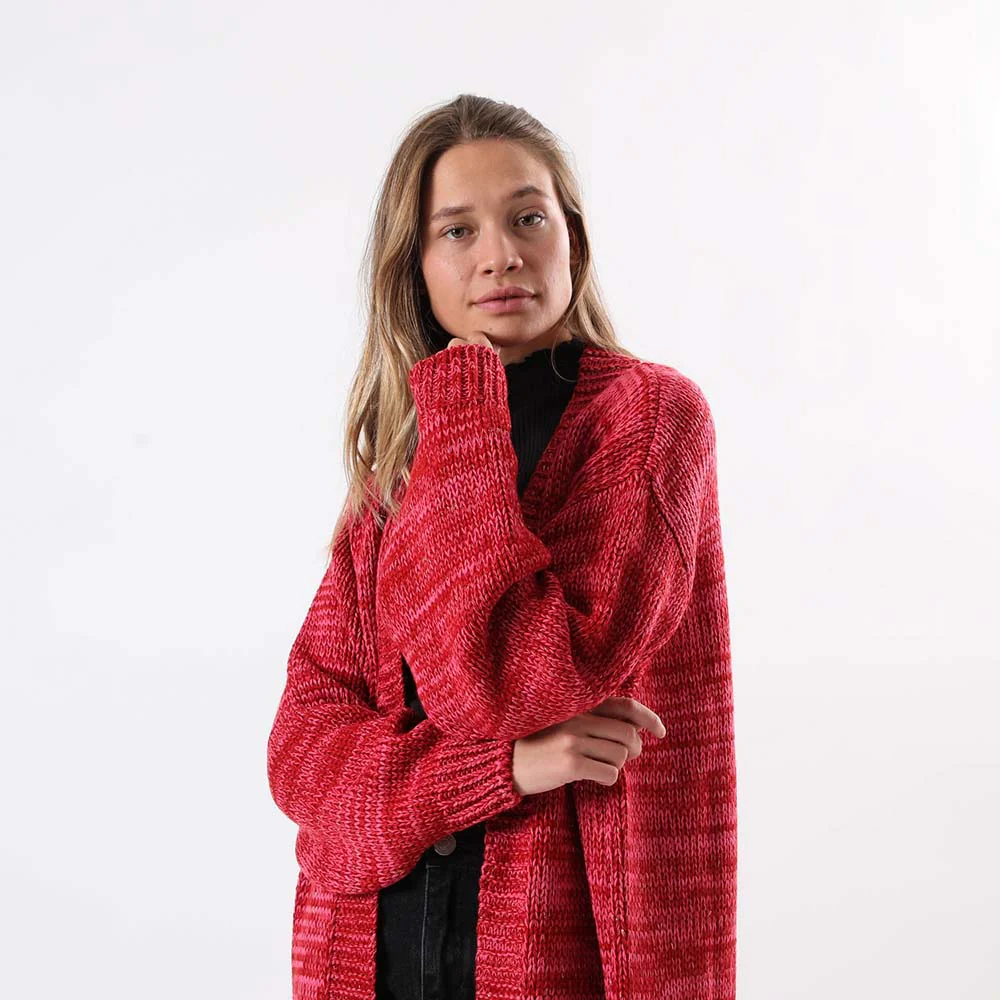 Sweater Tejido Melange Rosada Humana - Imagen 3