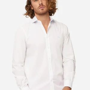 Camisa Hombre Blanca Manga Larga H&B
