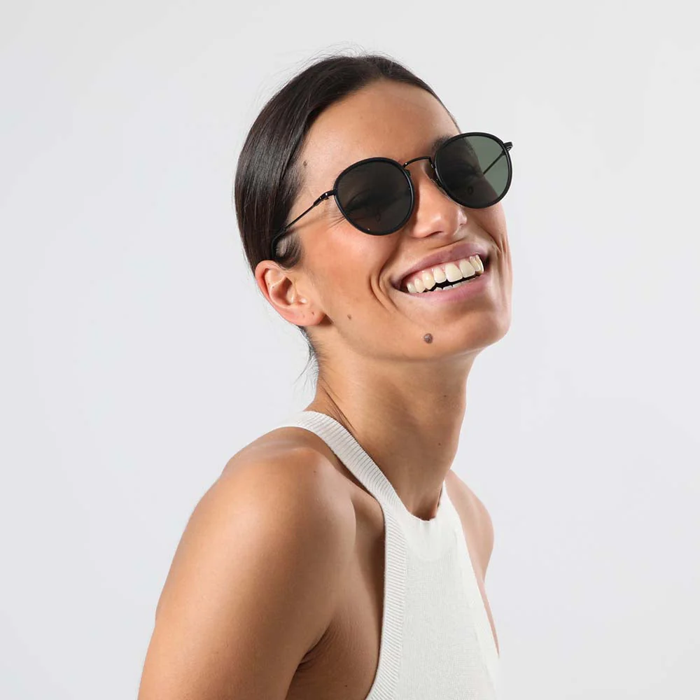 Anteojos Sol Bali Negro Humana - Imagen 3