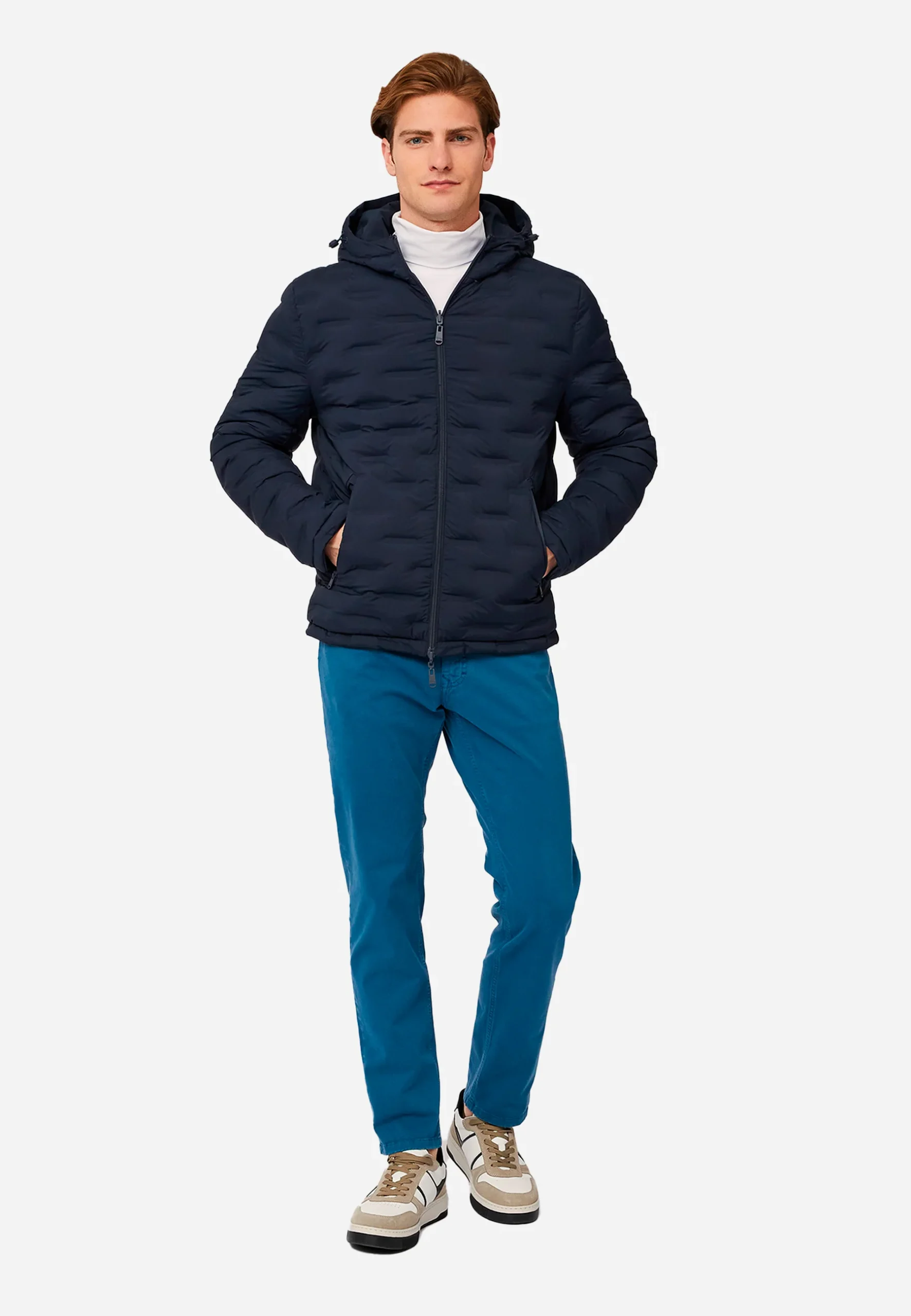 Chaqueta Acolchada Azul Marino Hombre H&B - Imagen 4