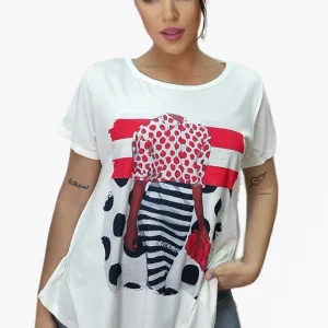 Camiseta Lineas Topos