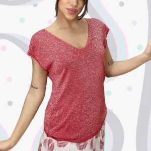 Camiseta Punto Pico Roja