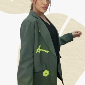 Blazer Koker Amour Verde Kaki