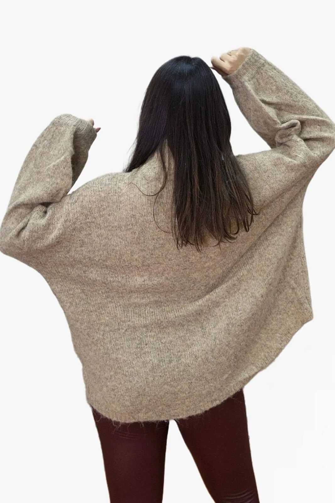 Jersey Manga Abullonada Camel - Imagen 4