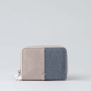 Billetera Mediana Wave Beige i-D