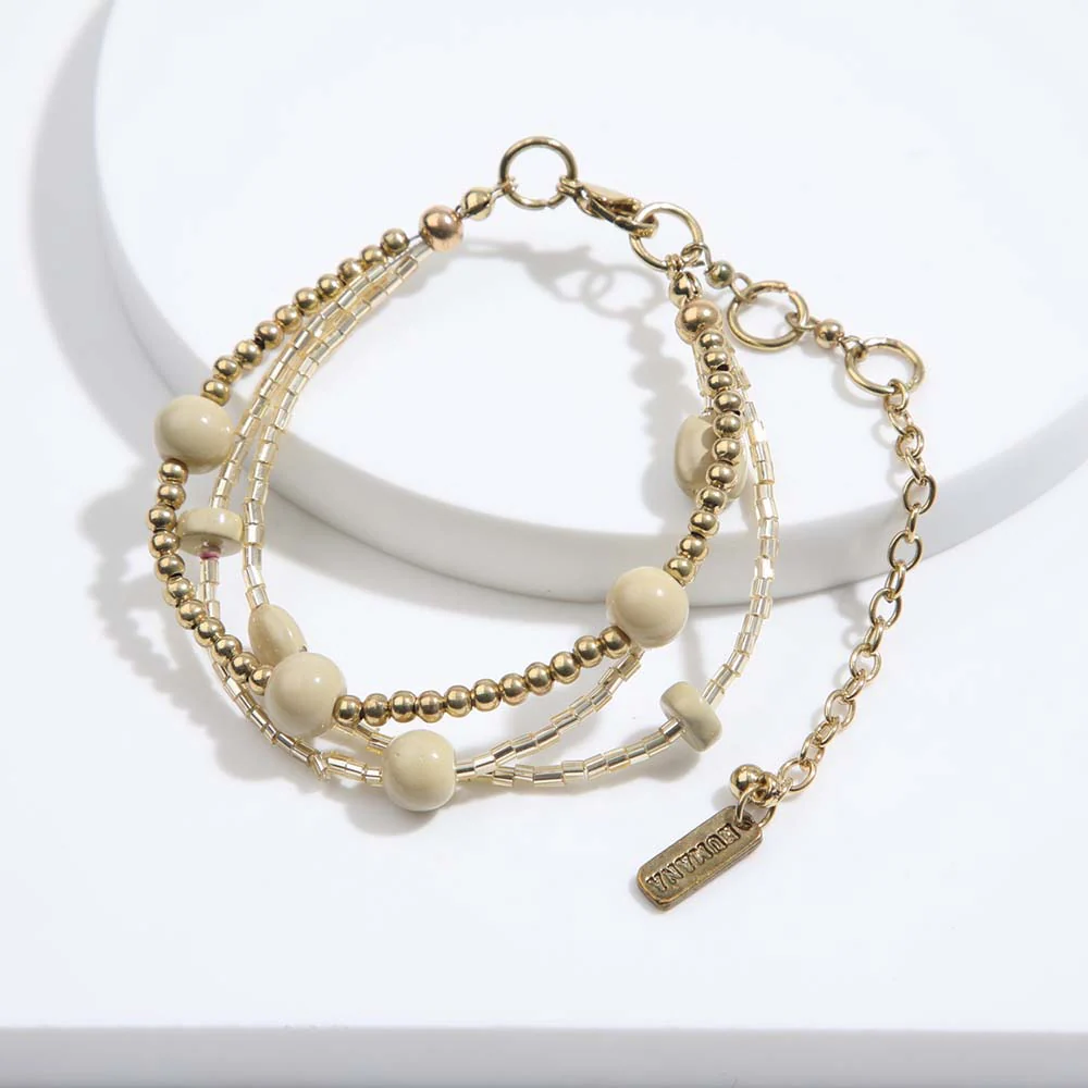 Pulsera Blanda Santañi Beige Humana