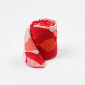 Pañuelo Estampado Delphine Rojo Tatienne