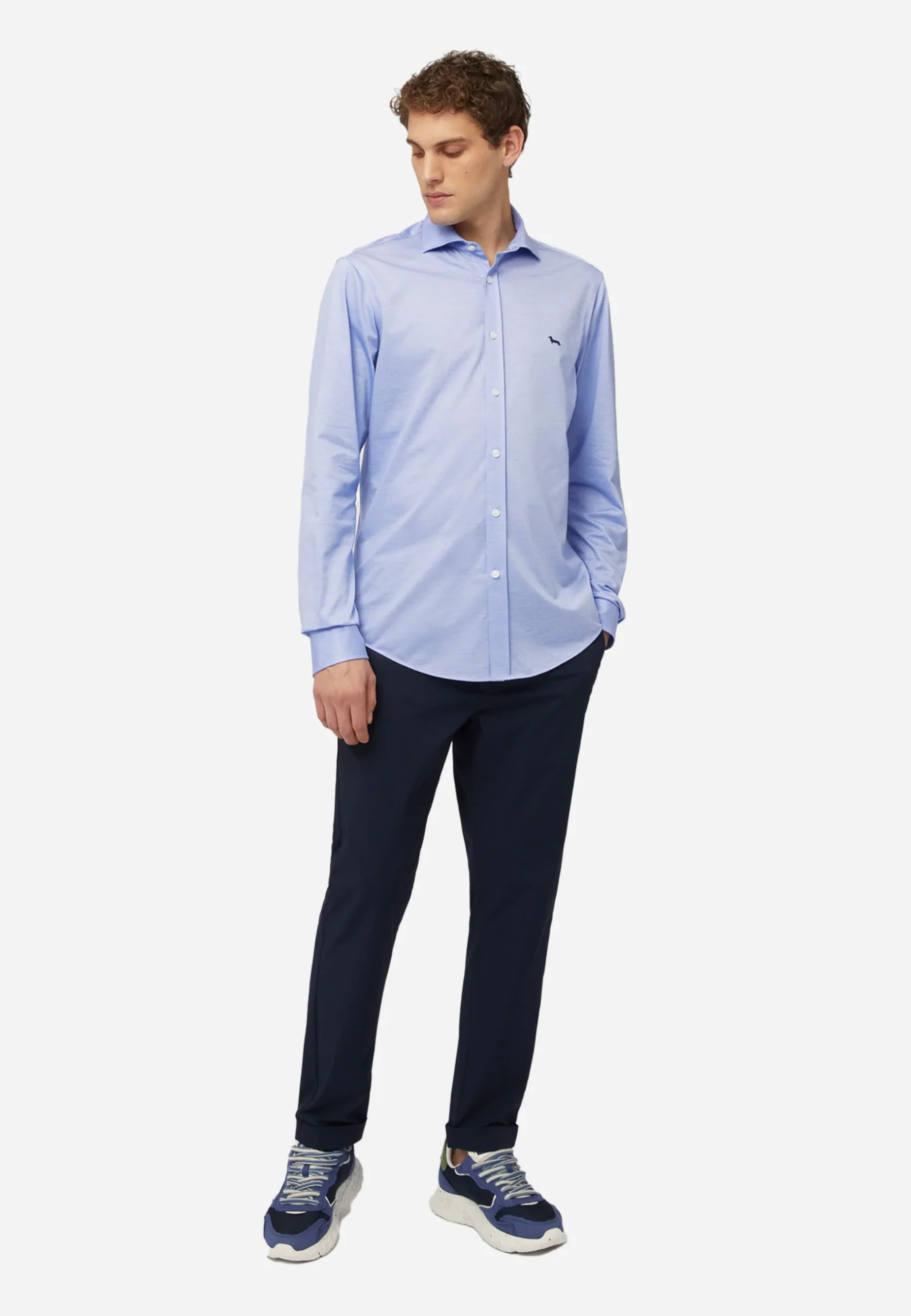 Camisa Azul Celeste Ejecutiva H&B - Imagen 4