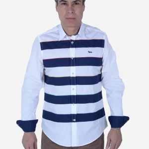 Camisa Hombre Rayas Horizontales H&B