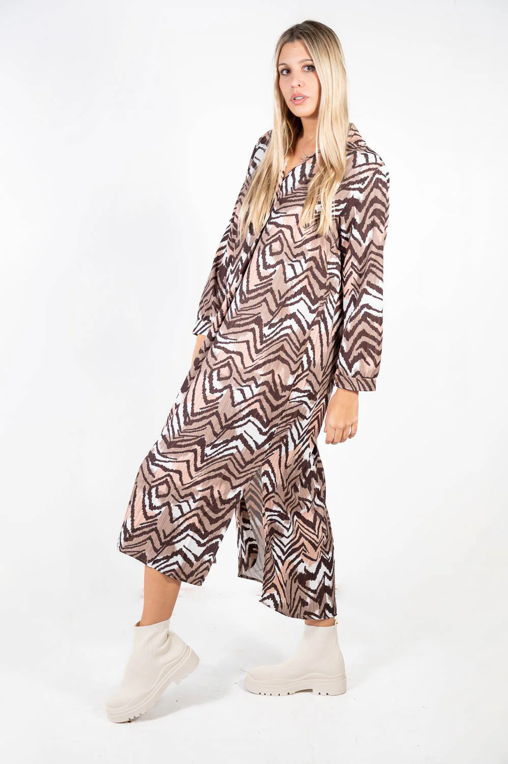 Vestido Gazelle Camel - Imagen 4