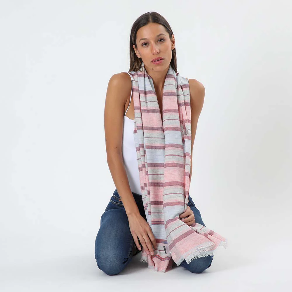 Pañuelo Rayas Fucsia Humana - Imagen 3