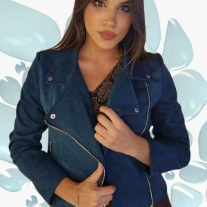 Biker Cremalleras Melocoton