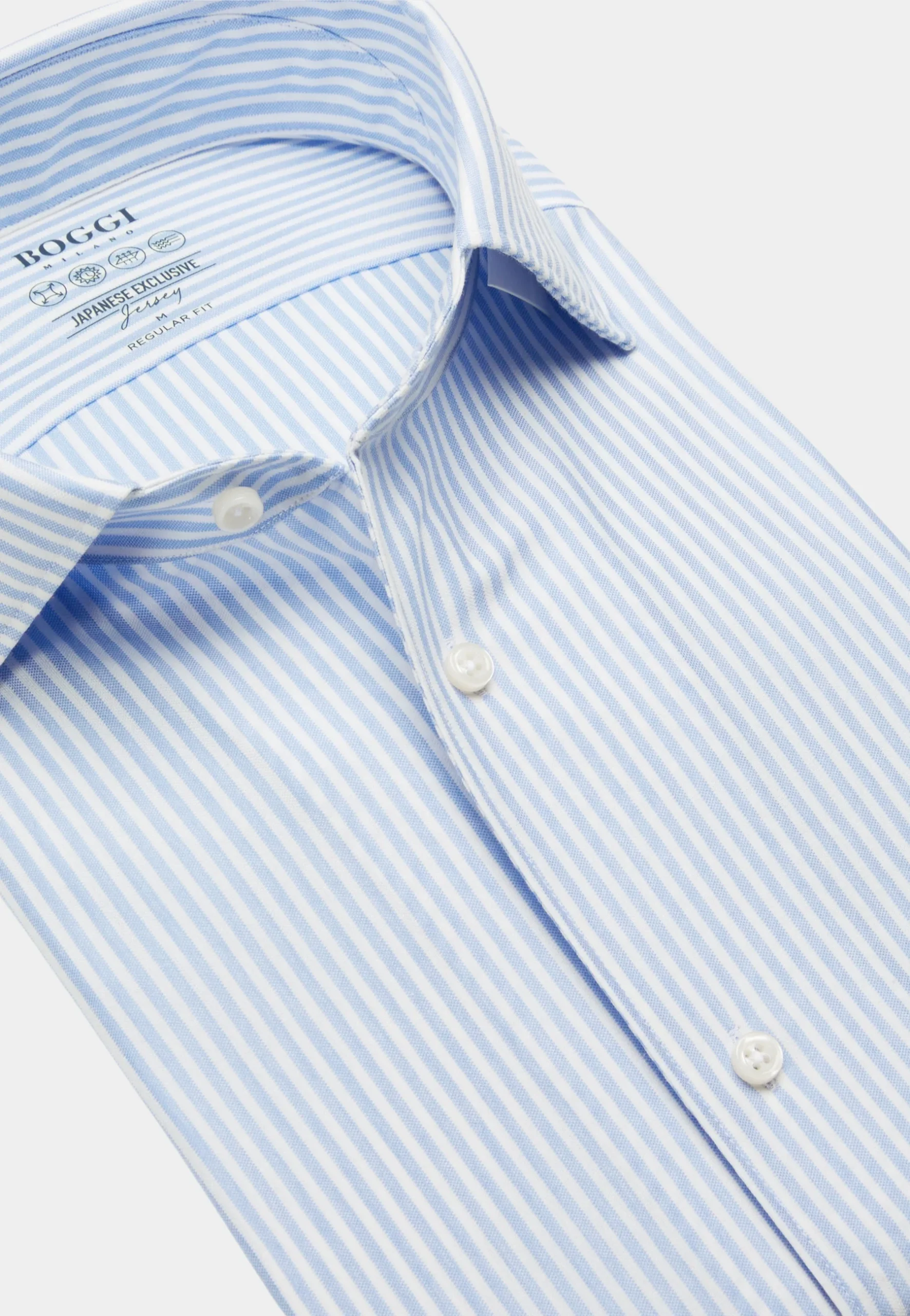 Camisa Rayas Azul Cielo B. - Imagen 4