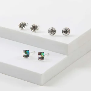 Set Aros Phiphi Plateado i-D