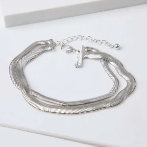 Pulsera Palma Plateada Humana