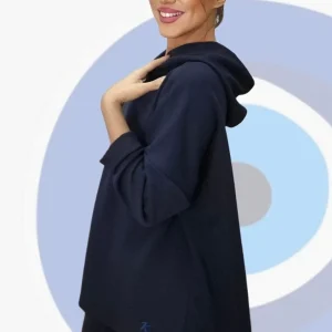 Sudadera Capucha K Azul Marino