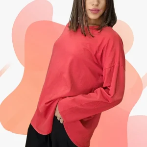 Camiseta Manga Evase Roja