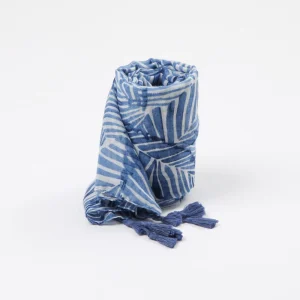 Pañuelo Estampado Candelaria Azul Tatienne