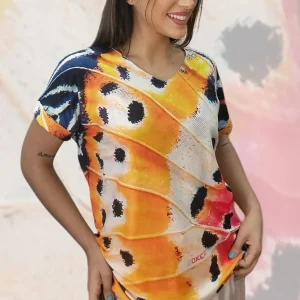 Jersey Manga Corta Ala Mariposa