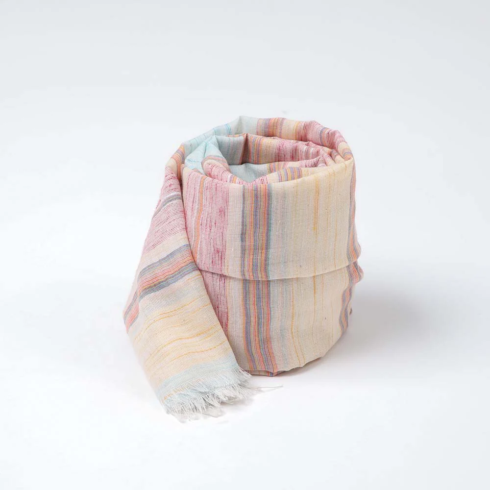 Pañuelo Rayas Celeste Humana