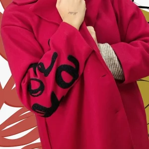 Abrigo Koker Capucha Rojo