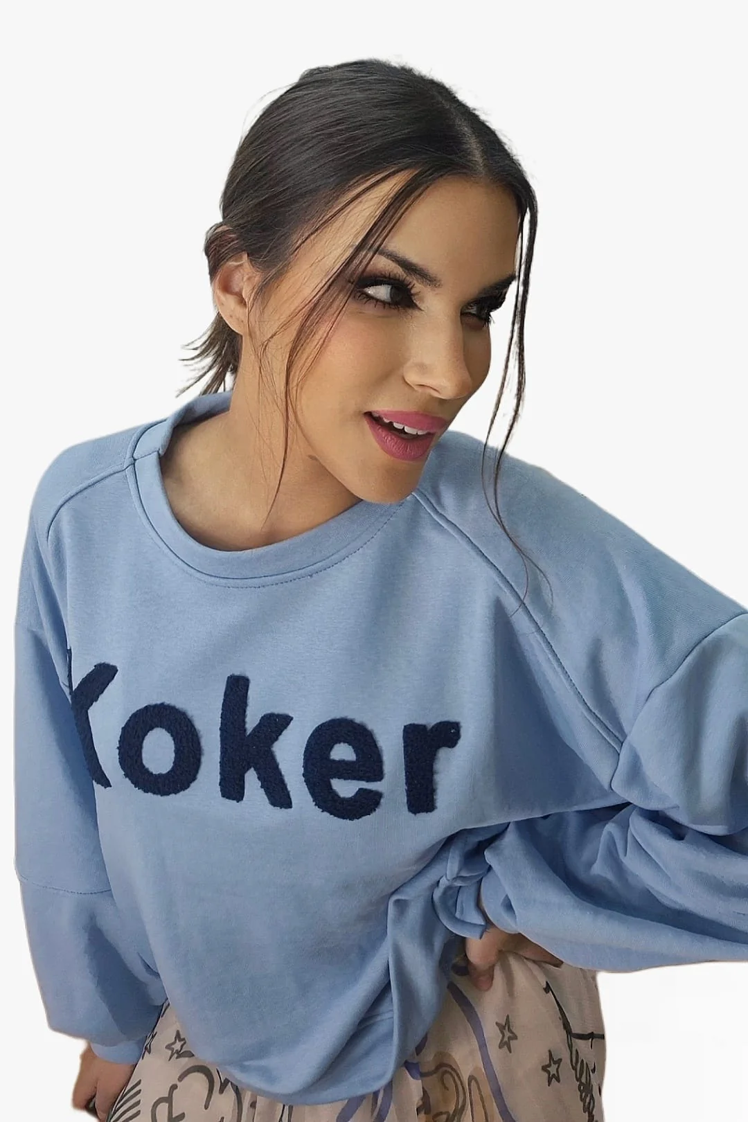 Sudadera Koker Letras Azul - Imagen 8