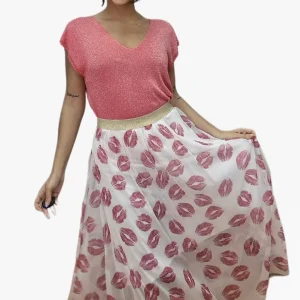 Falda Tul Kisses Blanca