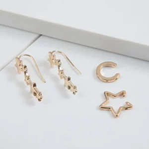 Set Aros Shine Dorado i-D