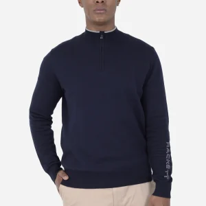 Sweater Cuello Azul Marino H.L.