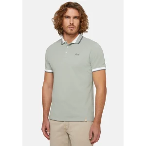 Camiseta Polo Verde Salvia B.