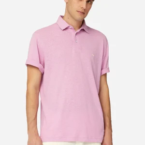 Camiseta Polo Piqué Rosa H&B