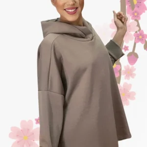 Sudadera Capucha K Verde Kaki