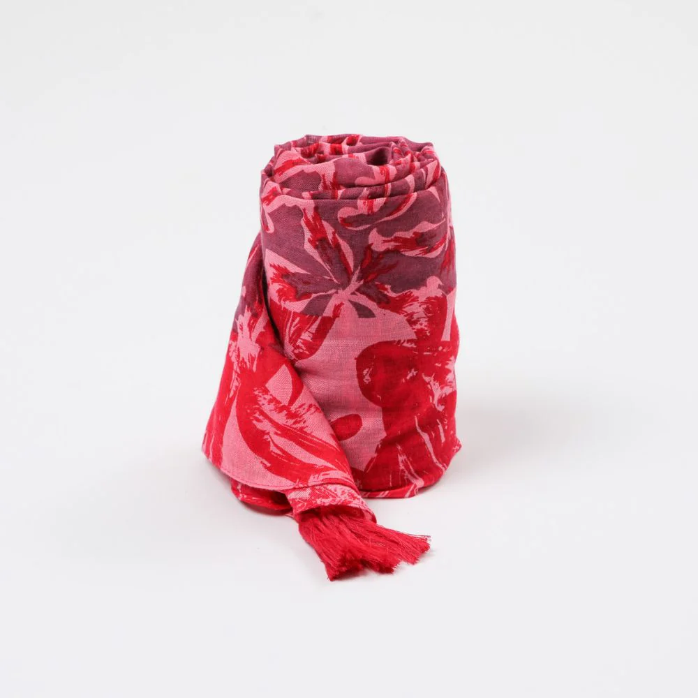 Pañuelo Estampado Abelia Rosado Humana