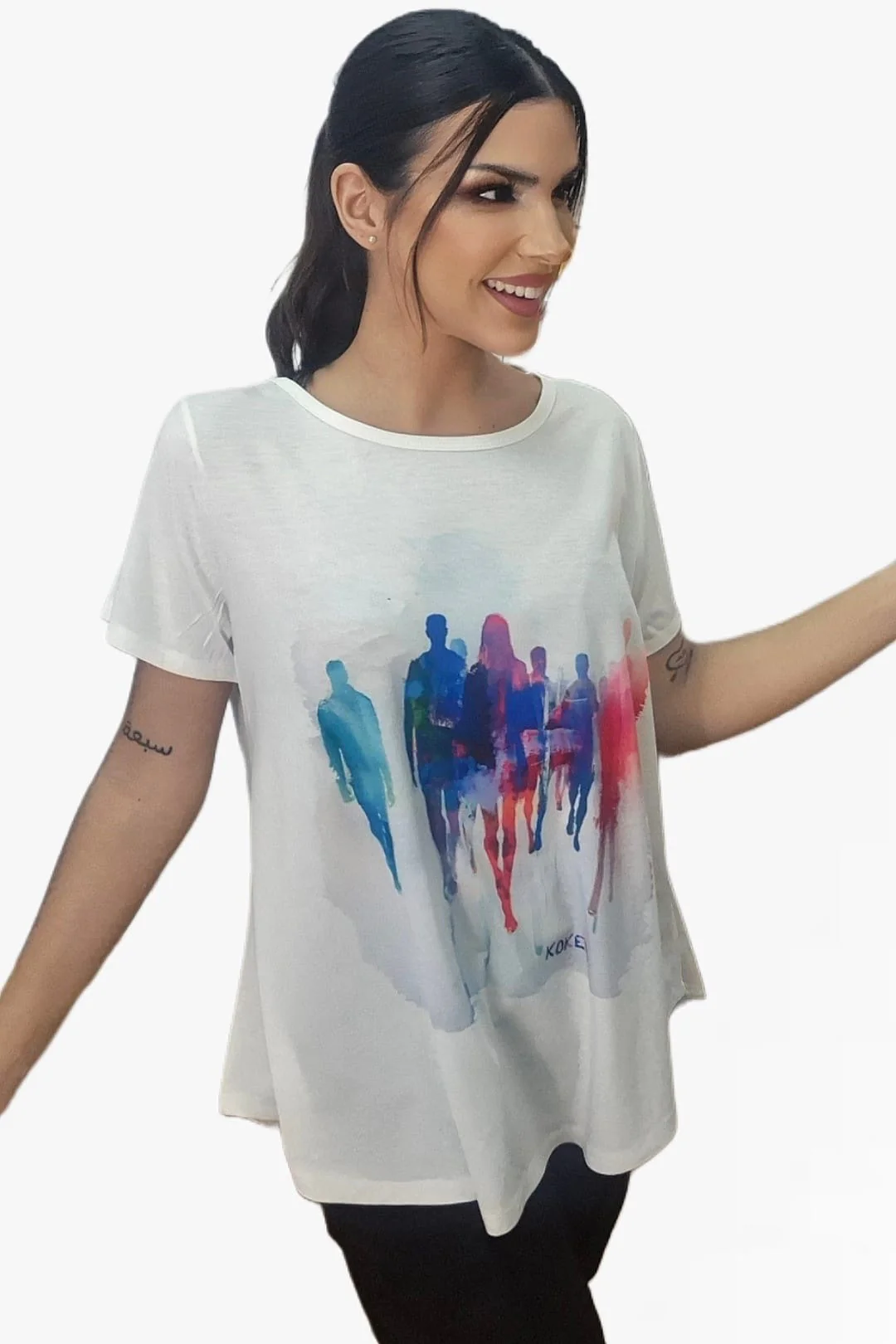 Camiseta Siluetas Acuarela - Imagen 6