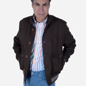 Chaqueta Hombre Marón Oscuro H&B