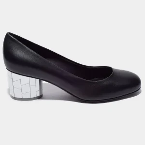 Zapato Dama Negro Tacón Espejo S.F.