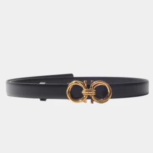 Cinturon Dama Gancini Ajustable Negro S.F.