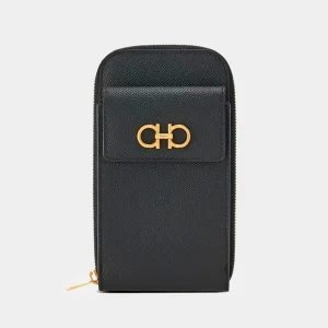 Porta Celular Dama Gancini Negro S.F.