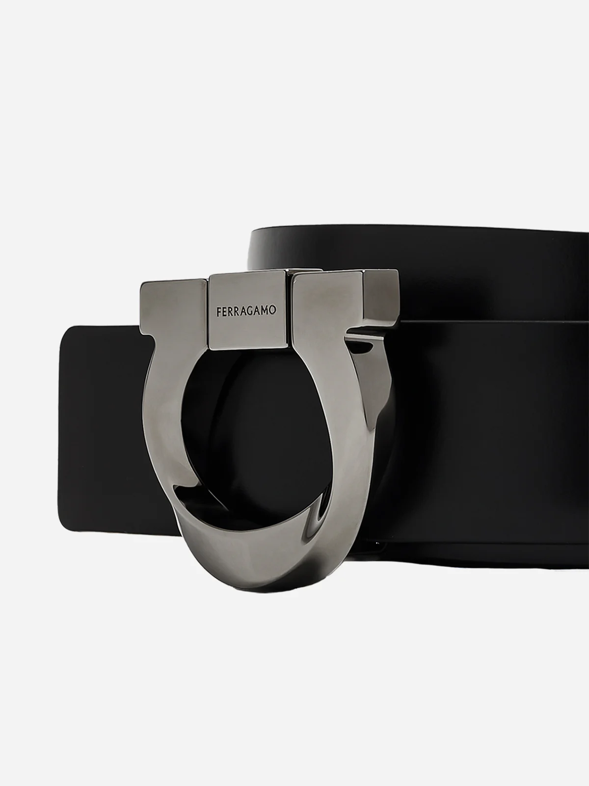 Cinturón Reversible Negro/Café en Cuero - Imagen 3