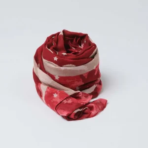 Pañuelo Estampado Alhama Rojo Humana