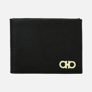 Billetera Gancini Negra de Cuero