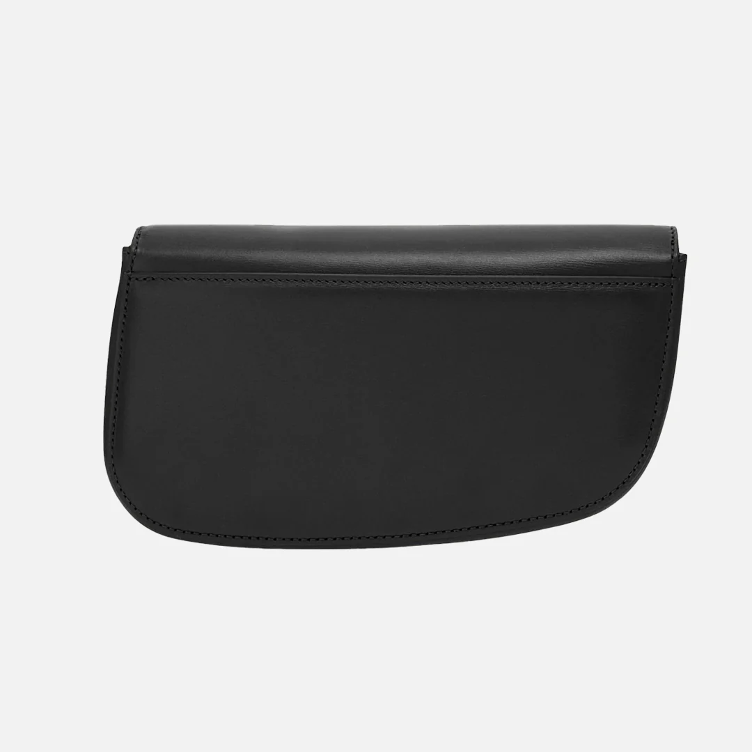 Bolso Fiamma Dama Negro de Cuero Lujo - Imagen 3