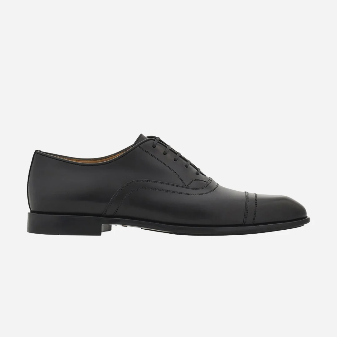 Mocasín Negro Cordones Gaccini S.F.