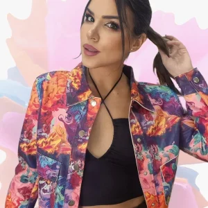 Chaqueta Abotanada Pintura