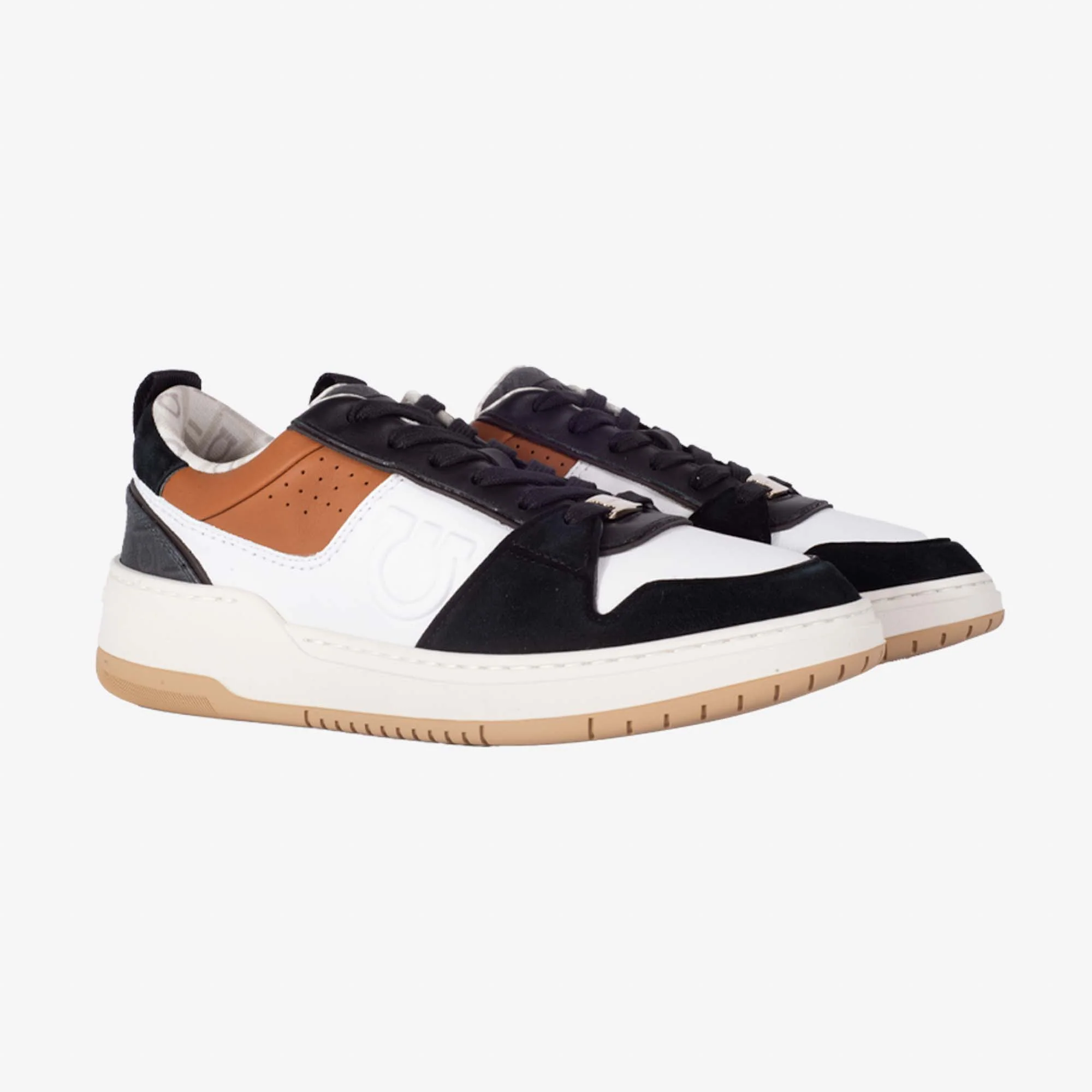 Tenis Dannis Ganc Negro/Blanco/Café S.F.