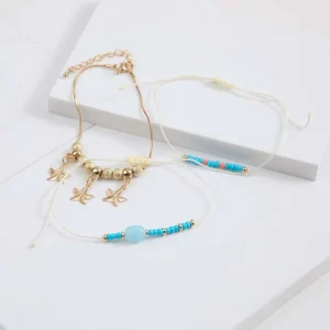 Set Tobilleras Béjar Celeste Humana