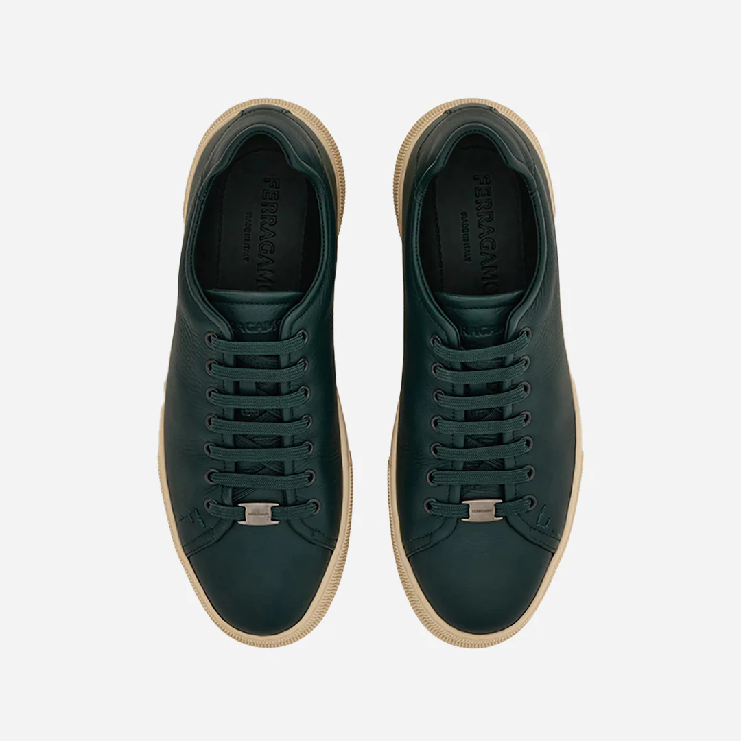 Tenis Bruce Verde Oscuro Cuero S.F. - Imagen 3