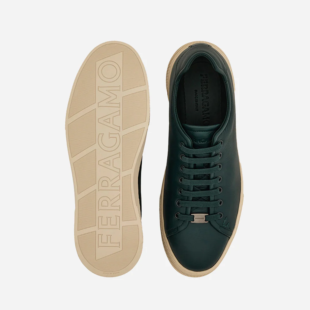 Tenis Bruce Verde Oscuro Cuero S.F. - Imagen 4